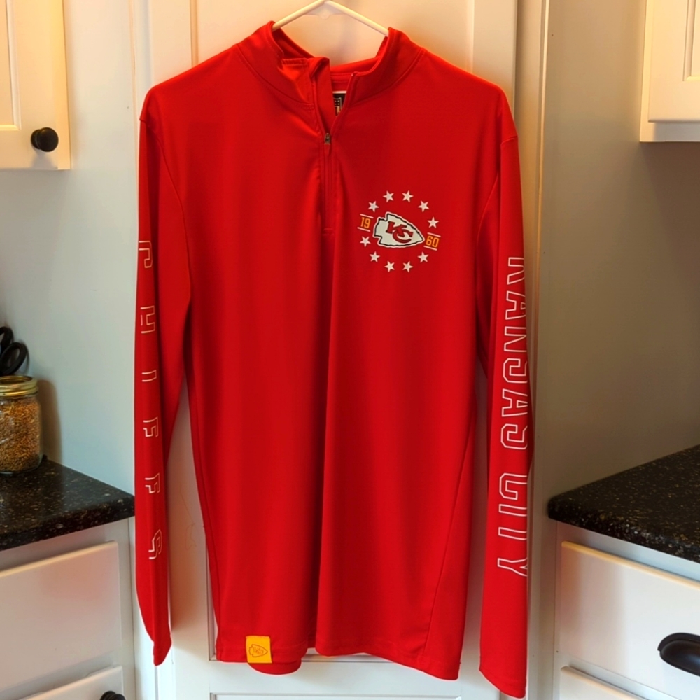 Men's Chiefs NFL Quarter Zip Pullover